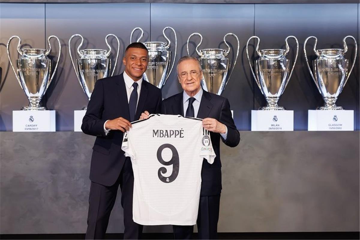 انضمام مبابي رسميًا إلى ريال مدريد